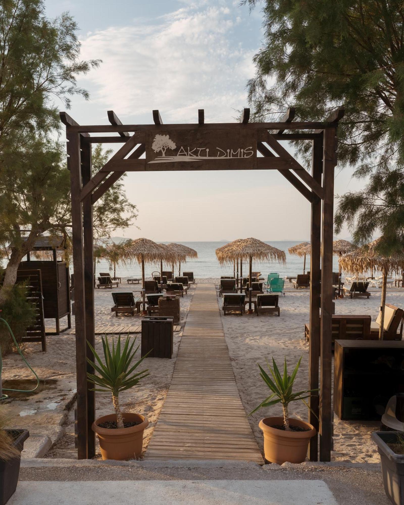Akti Dimis Hotel Tigkaki  Ngoại thất bức ảnh